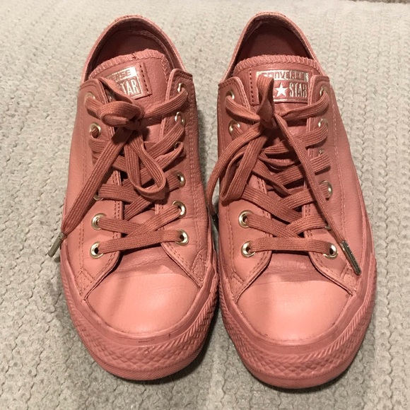 Converse Shoes - Converse Limited Edition Low Top Leather Rose Gold